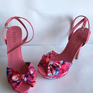 Guess Pink and blue Platform stiletto